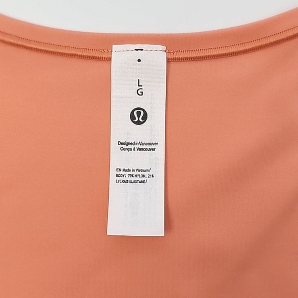 Wundermost Ultra-Soft Nulu Square-Neck Sleeveless Bodysuit Coral Kiss Size Large - Picture 11 of 15